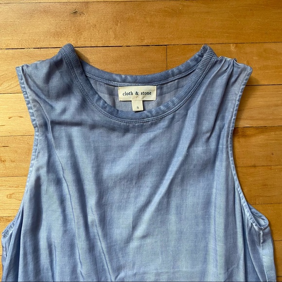 cloth & stone High-low Blue Dress - Picture 2 of 5